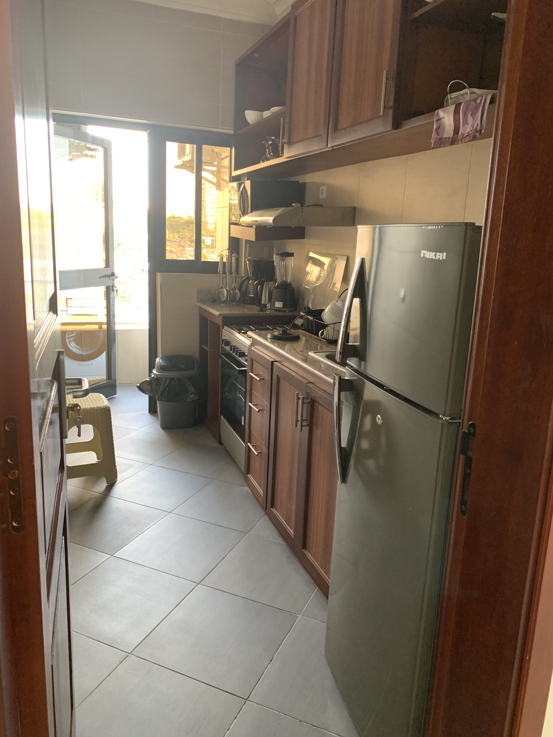 Chambre meublée et climatisée d'un appartement à Douala Bonamoussadi
